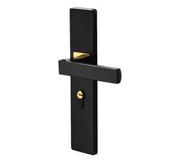 Générique Serrure De Sécurité Silencieuse À Poignée Double En Métal For Porte De Chambre Ou Salle De Bain - Serrure D'entrée Mécanique Avec Clés