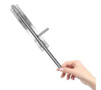 Générique Serrure Portail Exterieur en Acier Inoxydable Loquet de Clôture Renforcé, Verrou de Sol Facile à Installer pour Porte et Portail Extérieur Sécurisé