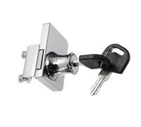 Générique Serrure pour Vitrine en Verre 5-8 MM en Alliage de Zinc Serrure Antivol avec 2 Clés Compatible Portes Battantes et Coulissantes Accessoires de Mobilier pour Maison et Bureau