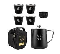 Générique Service à thé de camping, service à thé de voyage avec étui | Ensemble de théière chinoise pour adultes | Ensemble de tasses à, bouilloire de Camping, 4 tasses à, accessoires de service à