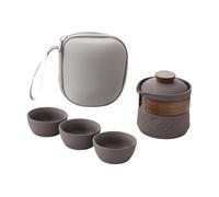 Générique Service à Thé, Théière, Tasses à Thé, Facile à Nettoyer, Cadeau Moderne, Compact, Gong Fu