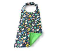 Générique Serviette cantine enfant élastique, serviette maternelle, grand bavoir