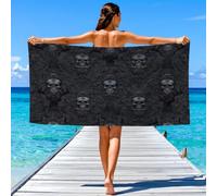 Générique Serviette de Plage Microfibre Rêveur Calme, Drap de Plage Luxe Élégant Nature Coquillages Tortue de mer Séchage Rapide Anti Sable & Légère, Serviette de Bain 200 cm x 100 cm Accessoire
