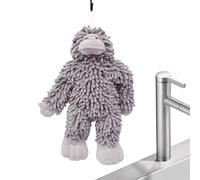 Générique Serviette en Chenille, Gants de Toilette Animaux Très Absorbants, Boules De Serviette en Chenille avec Boucle, pour Maison École Maternelle Salle De Jeux Salle De Sport Piscine Plage