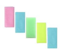 Générique Serviette Exfoliante Corps 5pcs en Nylon pour Gommage Profond et Lavage du Dos Long, pour Bain Maison, Nettoyage et Doux
