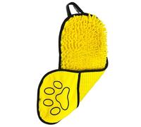 Générique Serviette Séchage Chien - Modèle Poche Main Bain Animal | Microfibre Sèche-Rapide pour Canin, 21x7 Pouces Chenille Super Absorbante, Lavable Machine Chat Petit Chien Toilettage Voyage