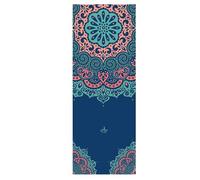 Générique Serviette Yoga 185x64cm | Couverture De Yoga Microfibre Absorbante Antidérapante Séchage Rapide Noir Accessoire Sport Gym Pilates Plage Voyage Léger avec Sac Fourni Pratique Lavable