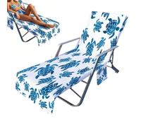 Générique Serviettes De Chaise Longue 210 X 75 Cm, Microfibres, Absorbantes