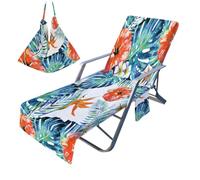 Générique Serviettes De Chaise Longue 210 X 75 Cm, Microfibres, Absorbantes