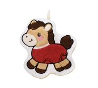 Générique Serviettes De Main Cheval - Année du Cheval Lavette Douce,Serviette de Cuisine en Polaire Accrochable 25x20 cm avec Boucle pour Nouvel an Chinois,pour Salle de Bain et Décoration