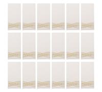 Générique Serviettes de Table Jetables pour Fête Cocktail, Papier Doux Absorbant, Motif Décoratif Ondulé, 25 Pièces, Style Occidental Élégant pour Restaurants et Réceptions
