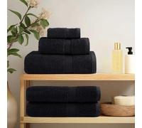 Générique Serviettes d'invités 50 pcs Noir 30 x 30 cm Coton,Maison & Jardin, Linge, Serviettes, Noir (Poids 3.16KG)