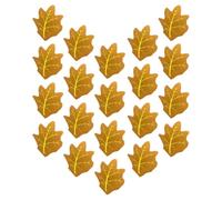 Générique Serviettes en Papier D'automne Décoratives et Délicates de Feuille D'érable Dorée, 20 Feuilles pour Table de Fête Automnale