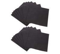 Générique Serviettes en Papier Faciles à Transporter et Résistantes à Déchirure 60 Noires Format Dîner pour Fête pour Événements Spéciaux et Repas