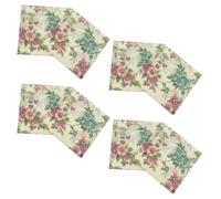 Générique Serviettes Jetables à Motifs Floraux en Papier, Lot de 40 Pièces, Absorbantes et Décoratives pour Fête ou Banquet Motifs Créatifs et Couleurs Vives
