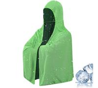 Générique Serviettes Rafraîchissantes À Capuche Tour De Cou,Protection Solaire absorbante,Serviette de Plage glacée - pour Sport Course Plein Air Camping Pêche Randonnée Plage Parc