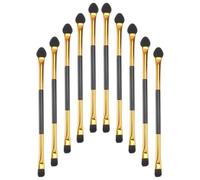 Générique Set de 20 Pinceaux à Paupières Double Face en Plastique et Fibres Artificielles, Confortables, pour Maquillage des Yeux en Vacances ou Performances