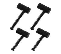 Générique Set de 4 Chevalets en Métal pour Guitare Basse Électrique, Stabilité Améliorée, Design Élégant, pour Performance et Enregistrement Musical