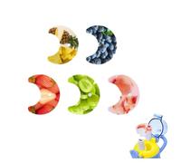Générique Set de 5/10 Capsules Aromatiques pour Bouteille d'Eau, 0 Sucre Sans BPA, Capsule de Saveur, Pods Parfumés pour Eau Aromatique, Gourde Sport Non Incluse