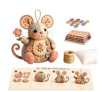 Générique Set de Artisanal Souris Ornement Décor DIY Craft