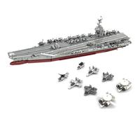 Générique Set de Blocs de Construction de Porte-Avions de la Marine de la Seconde Guerre Mondiale, 1:300 MOC Kits de Montage sur Le thème Militaire avec Kits d'avions, pour Adultes, 6013 PCS