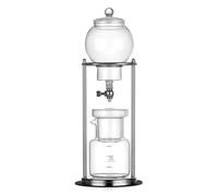 Générique Set de cafetière à infusion glacée Cold Brew Ustensiles brassage main café avec vanne régulation débit filtration en couches Brasseur verre borosilicate haute qualité