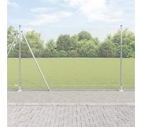 Générique Set de Clôture Set de 2 Acier galvanisé 25 x 1,5 m Durable,Poteaux & traverses de clôture,34.55KG-3353810