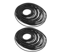 Générique Set de Courroies de Remplacement en Caoutchouc pour Magnétophone à Cassettes, Ceinture D'entraînement Mixte Plate et Carrée, Résistance à L'usure, Facile à Transporter,