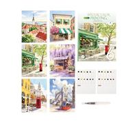 Générique Set de peinture aquarelle 12 couleurs, carnet portable pratique