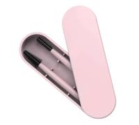 Générique Set de Pinceaux à Cils et Sourcils en Silicone Léger et Portable Boîte de Rangement, pour Maquillage en Voyage et Déplacements Professionnels