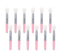 Générique Set de Pinceaux à Lèvres en Silicone Doux et Réutilisables pour Appliquer Rouge à Lèvres et Gloss Lot de 12 Portables pour Usage Professionnel Domicile
