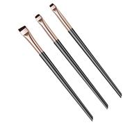 Générique Set de Pinceaux sans Perte de Poils Facile à Utiliser Inclinés en Nylon et Abs pour Fard à Paupières et Eyeliner pour Usage Professionnel Domicile