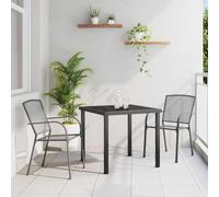 Générique Set de Salle à Manger de Jardin en Anthracite,Chaises de Jardin,27.8KG-3379282