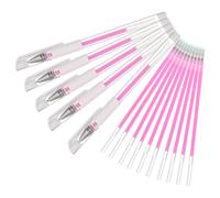 Générique Set de Stylos Marqueurs de Tatouage Waterproof Corps Plastique Délicat Lot de 15 pour Peau et Lèvres Usage Professionnel pour Maquillage Sourcils et Pochoir