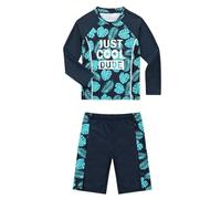 Générique Set Due Pezzi da Bagno Bambino Con Maglietta Manica Lunga UPF50 per Nuoto e Surf 2-10 Anni Estate 2026(Dark Green, 8-9 Years)