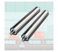Générique Set of 2 Stainless Steel Conveyor Rollers, 900mm Long (38x15x1.5mm) for Smooth Woodworking Movement, Compatible with Roller Stands, Heavy-Duty Replacement.