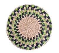Générique Set Table Jonc - 20cm Bohème Rustique Rond - Napperon | Décoration Naturelle Salle à Manger, Résistant Chaleur pour Cuisine Fête Noces Festivité Domicile