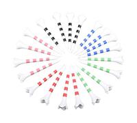 Générique Set Tees Golf Entrenamiento - 8.3 Cm Tees Golf | PP Accesorios Golfs - Tee Duraderos Baja Resistencia Paquete 20 Piezas Colores Variados Para Práctica Campo Golfs Instrucción Principiantes