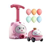 Générique Set Voiture Lanceur Ballon,Jouets Véhicules | Véhicule Ballon Propulsé par Air | pour d'Âge Préscolaire ole Chambre Salle De Jeux Anniversaire