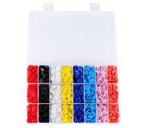 Générique Sets de Boutons-pression Cœur et Lot de 360 en Résine Multicolores Facile à Utiliser pour Vêtements Garçon et Filles et Tapis pour et Travaux Manuels