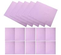 Générique Sets de Table Imperméables pour Manucure en Non-tissé Pourpre, 125 Feuilles Jetables, Coussinet de Manucure pour Exercices de Cils et Tatouages