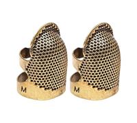 Générique Sewing Fingers Thimble - Adjustable Breathable Protector Thimble, 0.63-0.71 inches Anti Slip Sewing Tool, Comfortable Finger Guard for Quilting Garment Repair Blanket Making Craft Use
