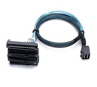 Générique SFF-8643 à SFF-8482 29Pin 8643 hôte à 29Pin 8482 cibles câble de remplacement de serveur de données de disque pour le de données de serveurs