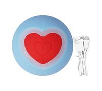Générique Shaky Ball Toy, Automatic Rolling Ball, Heart-Style Pet Bounce Toy, USB Rechargeable, Interactive for Small, Medium, and Large Puppies, Indoor and Outdoor