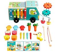 Générique Shape Sorting Toys - Educational Radish Learning Games for Boys, Girls, Toddler with Developmental Function, Preschool Activities for Home, Kindergarten, 8.66x5.31x4.92 inches