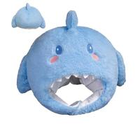 Générique Shark Costume Hat, Soft Breathable Animal Head Cover, Fun Halloween Role Play Accessory, Perfect For Stage Dress Up Festival Party Carnival And Performance Events,11.81x13.78 In