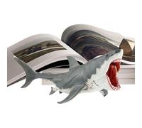 Générique Shark Model Toys, Animal Figurine, Realistic Movable Mouth Marine Plush, Creative Sculpture, Tabletop Shark Toy for Boys Girls Kids Educational Plaything, 6.14x3.35x2.17 inches