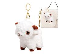 Générique Sheep Keychain - 13cm Plush Charm | PP Cotton Filling - Soft