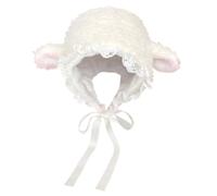 Générique Sheep Plush Hat Cute Cartoon Beanie Winter Cosplay Cap