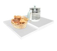 Générique Shelf for Microwave - Pull Out Telescopic Storage Rack | Thickened Double Layer Countertop Cooker Rack - for Oven and Rice Kitchen Hotel Restaurant Home Cafe